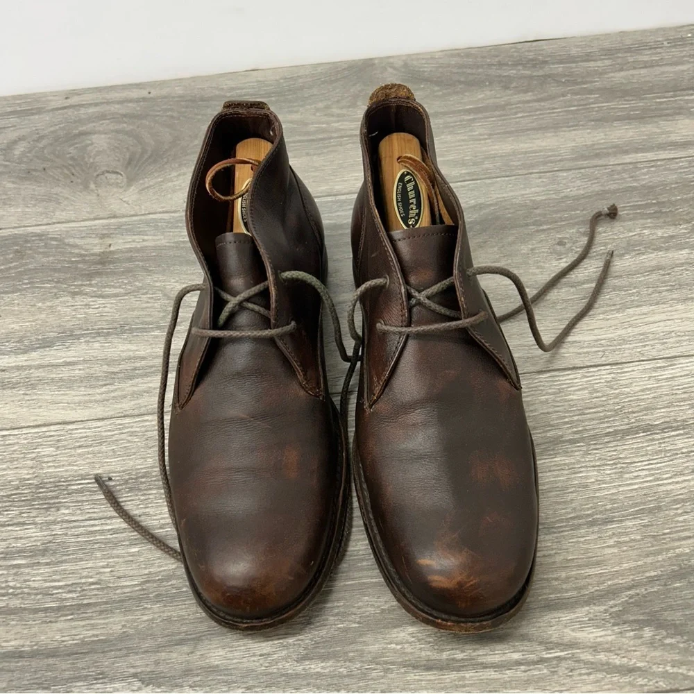 Frye Brown Leather Chukka Ankle Boots Size 9